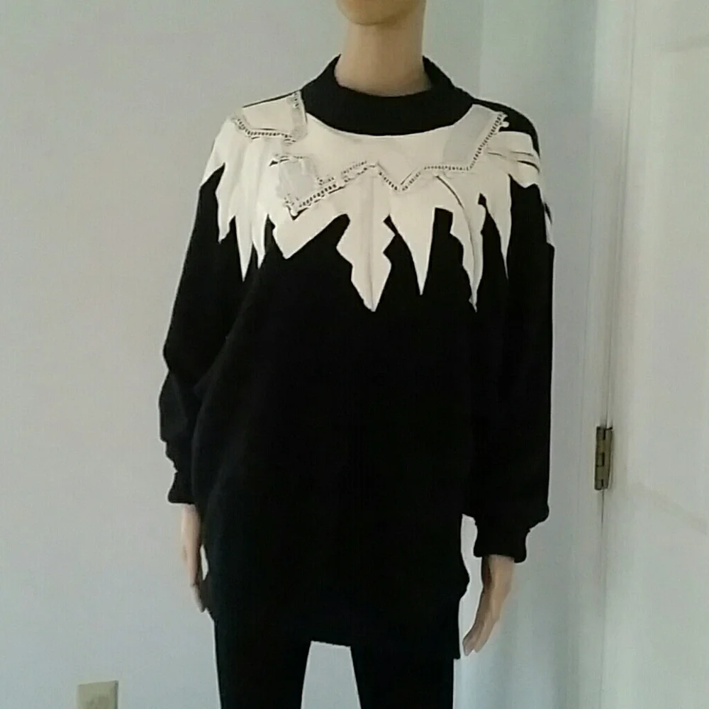 Vintage Sweater by Couture Designer Lillie Rubin - Picture 1 of 8